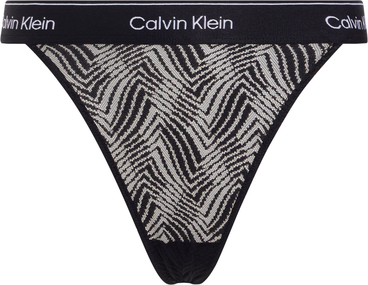 Calvin Klein String Thong QF7714 UB1 zwart