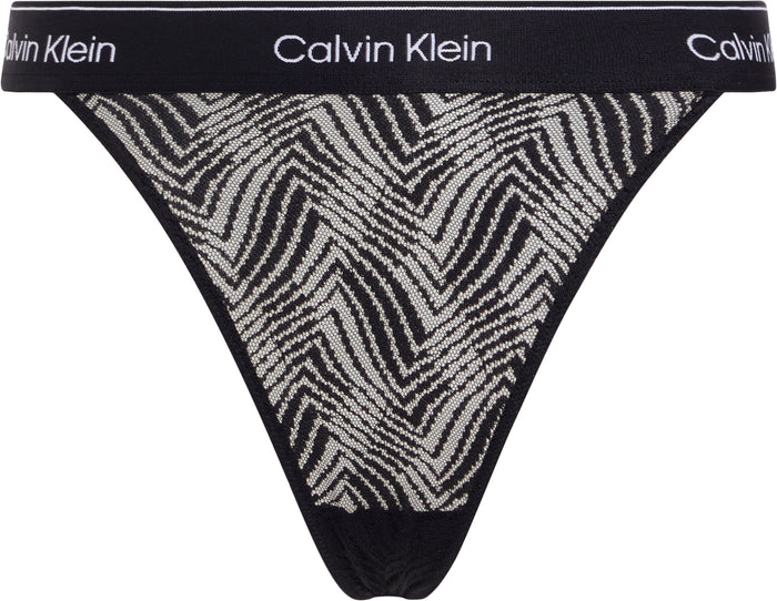 Calvin Klein String Thong QF7714 UB1 zwart