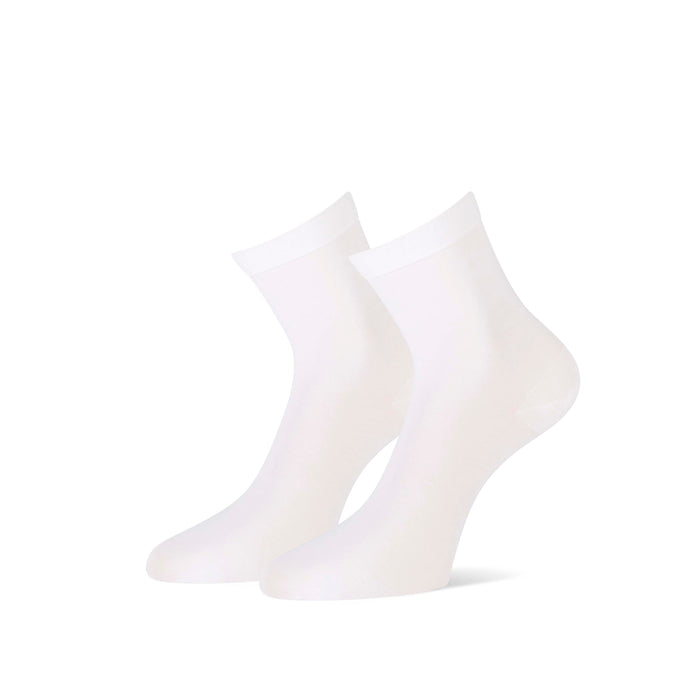 Damessok Cotton Ultra Fine 2-pack 81120 100 Wit