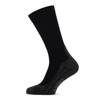 Basset Unisex Socks Merino Out 31530 6990 Black