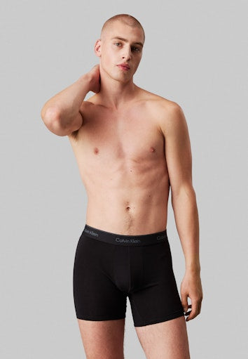 Boxer brief 3  long NB4394 W8O Black Blue Bell Glacier