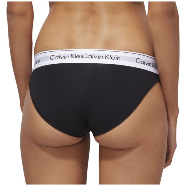 Calvin Klein Bikini slip F3787 001 Black/white waist