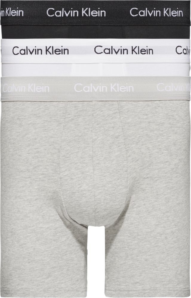Calvin Klein Boxer 3-pack lange pijp NB1770 MP1 White/black/grey