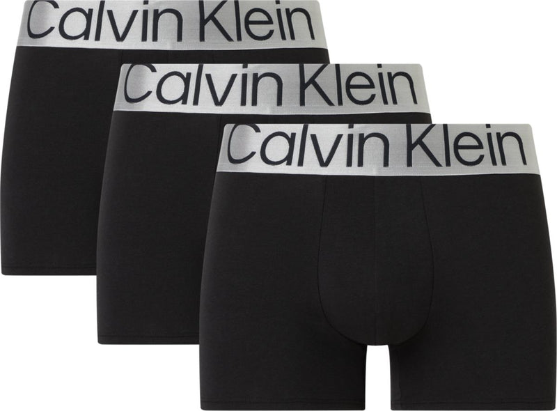 Calvin Klein Trunk 3-pack CK all over NB3130 7V1 3x Black
