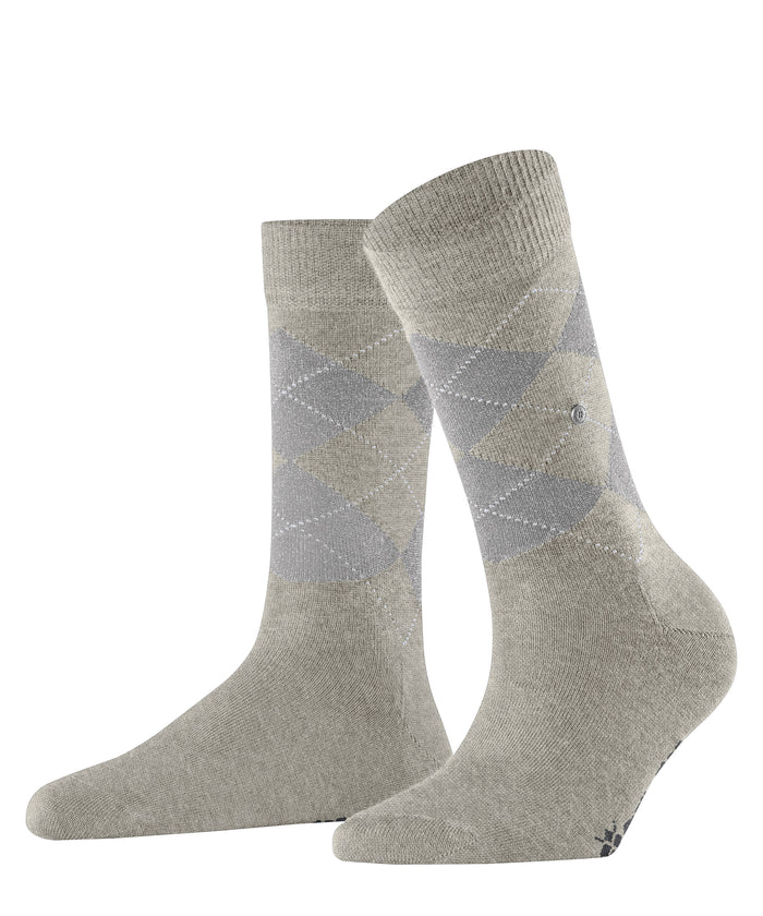 Damessok lurex marylebone 22182 3771 light grey