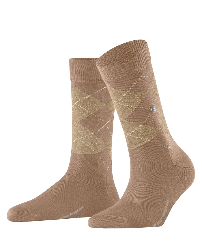 Damessok lurex marylebone 22182 5038 camel