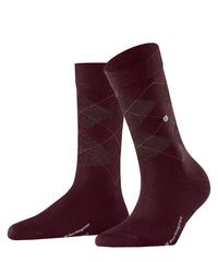 Damessok lurex marylebone 22182 8435 claret