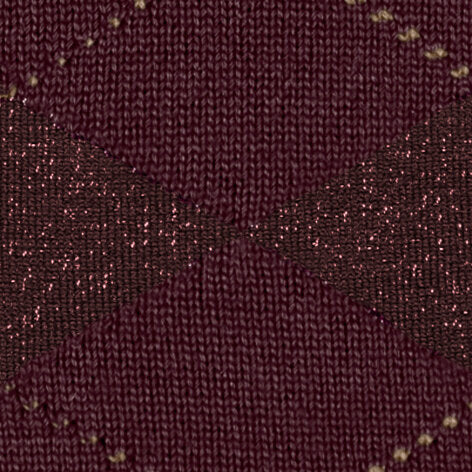 Damessok lurex marylebone 22182 8435 claret