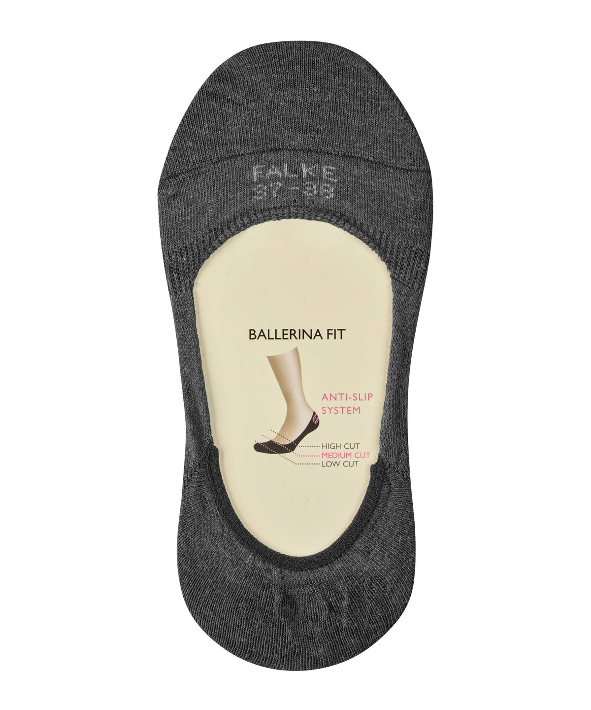 FALKE Step Medium Cut IN 46492 3000 black