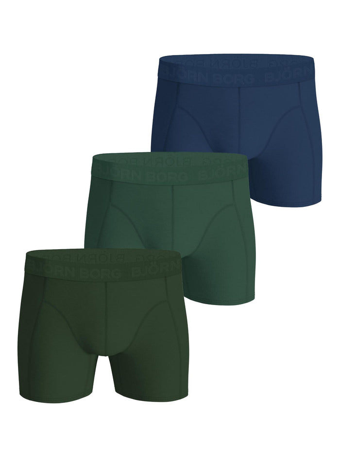 Heren Boxer cotton stretch 3 Pack  10004588 MP001 Black