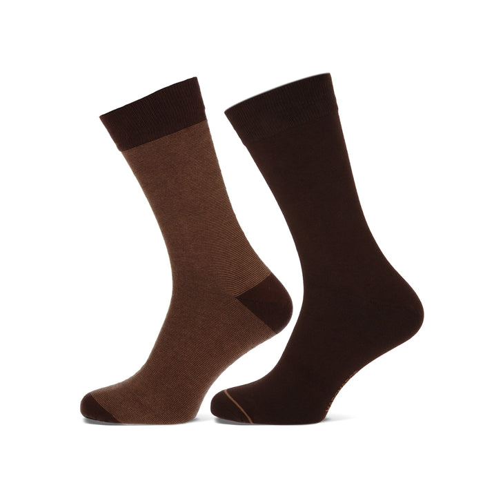 Herensok MM franklin cotton 2- 92165 1900P 2p 2x Brown
