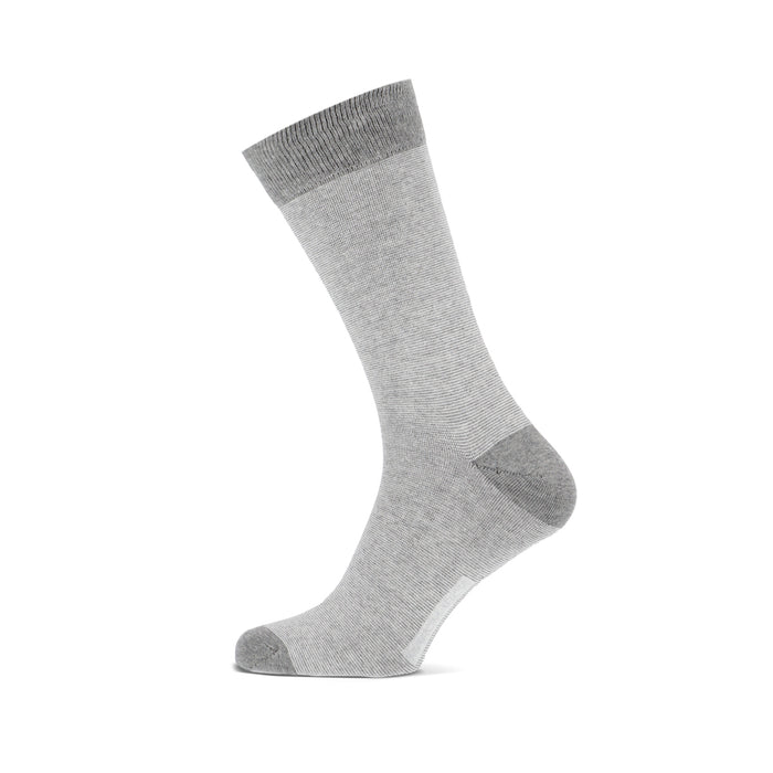 Herensok MM franklin cotton 2- 92165 6550P 2p 2x Mid Grey Mel