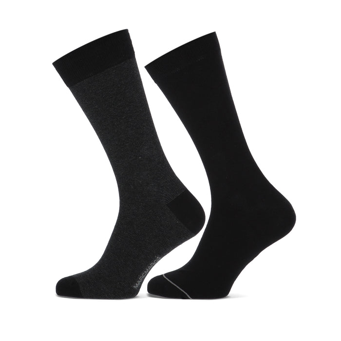 Herensok MM franklin cotton 2- 92165 6990P 2p 2x Black