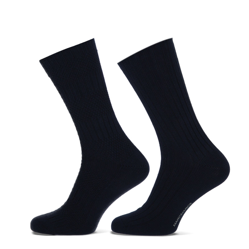Herensok MM sem cotton 2-pack 92187 4990P 2p 2x Marine