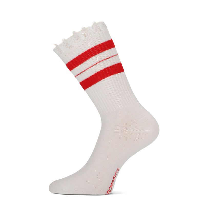 Ladies sock MM kate 82183 1058 White Red