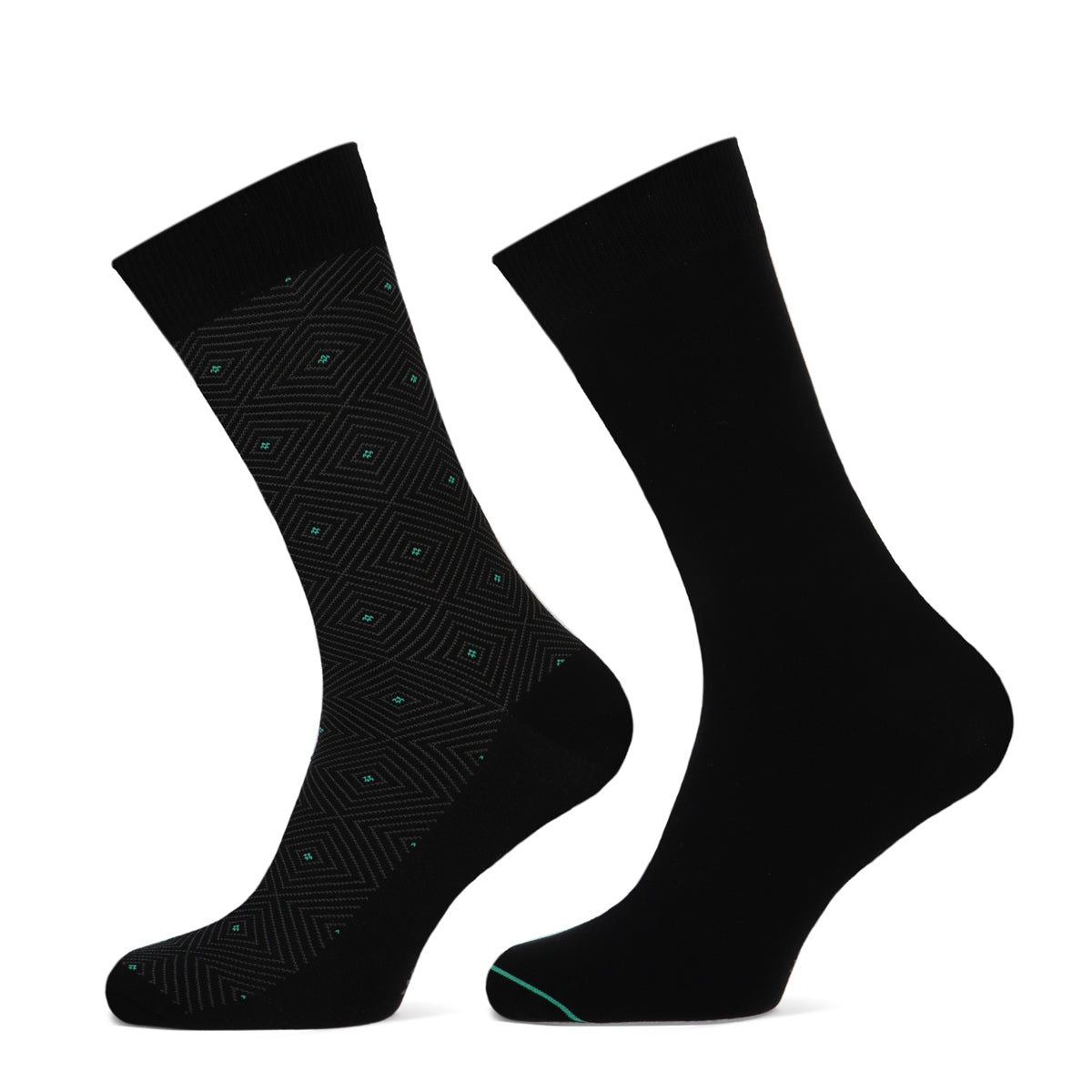 MarcMarcs Men Socks Duco 2-Pack 92208 6990P 2p 2x Black