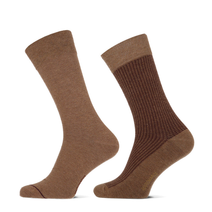 MarcMarcs Men Socks Kristian 2-Pack 101011047 1665P 2p 2x Dark Sand