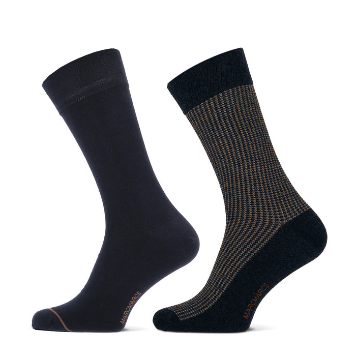 MarcMarcs Men Socks Kristian 2-Pack 101011047 4990P 2p 2x Marine