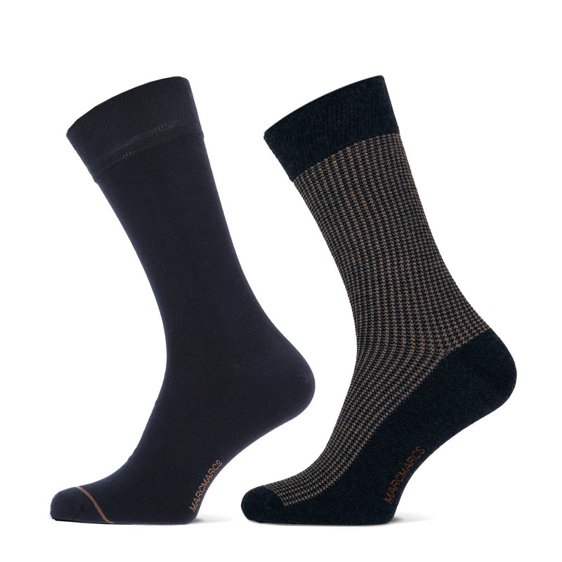 MarcMarcs Men Socks Kristian 2-Pack 101011047 4990P 2p 2x Marine