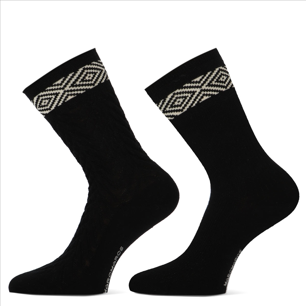 MarcMarcs Olivia ladies sock 2 82186 6969P 2p 2x Black