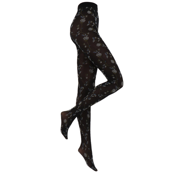 MarcMarcs Woman Tight 50 Den Flower 102022006 6990 Black