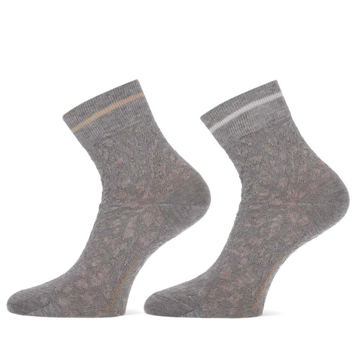 MarcMarcs Women Short Socks Sammy 101012021 6500P 2p Light Grey Melange