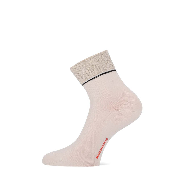 MarcMarcs Women Short Socks Sis 2-P 101012023 1105P 2p Cream