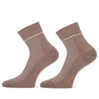 MarcMarcs Women Short Socks Sis 2-P 101012023 1250P 2p Beige