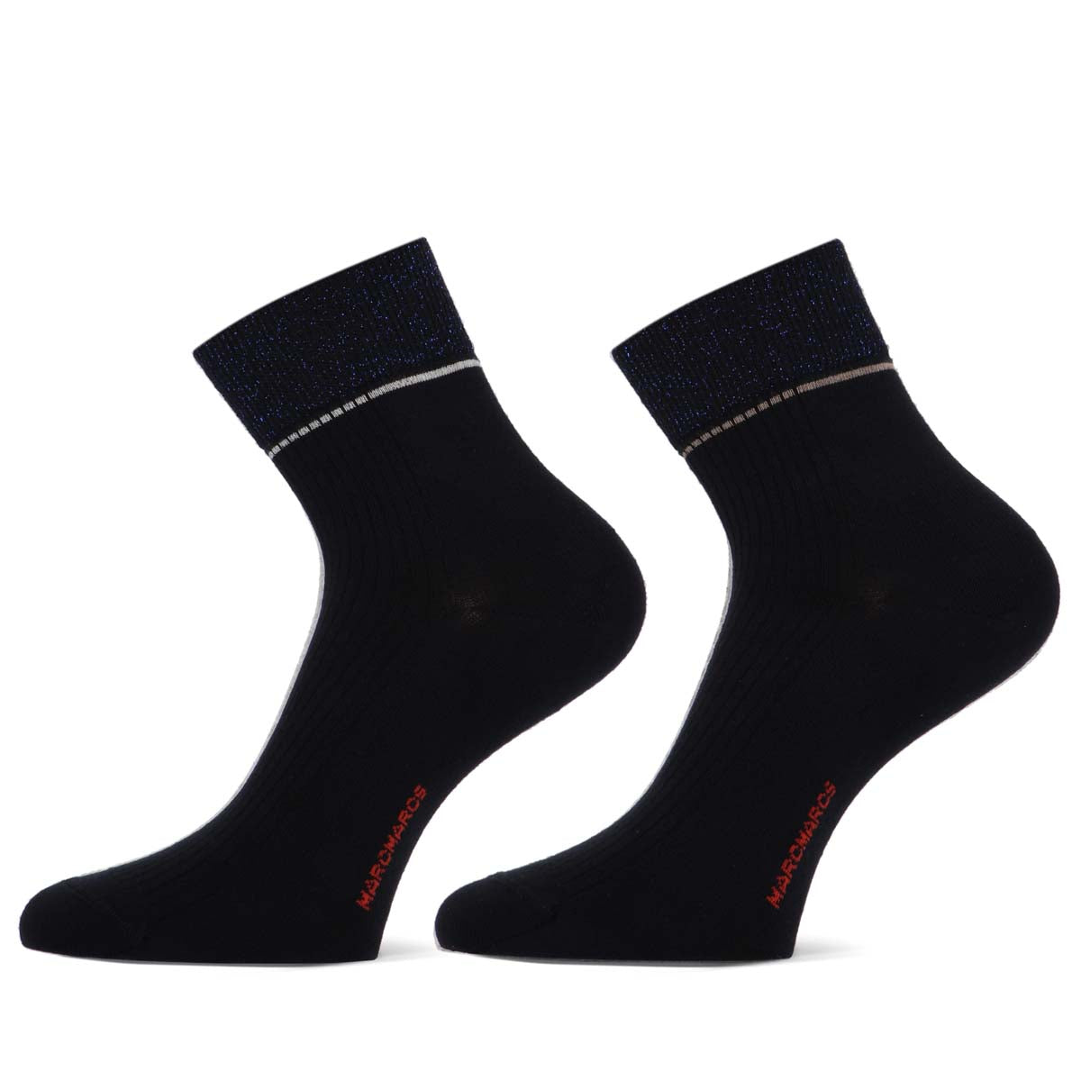 MarcMarcs Women Short Socks Sis 2-P 101012023 4990P 2p Marine