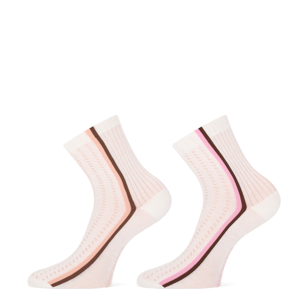 MarcMarcsWomenShortSocksViolet21010520147000P2pOffWhiteSalmonPink__1