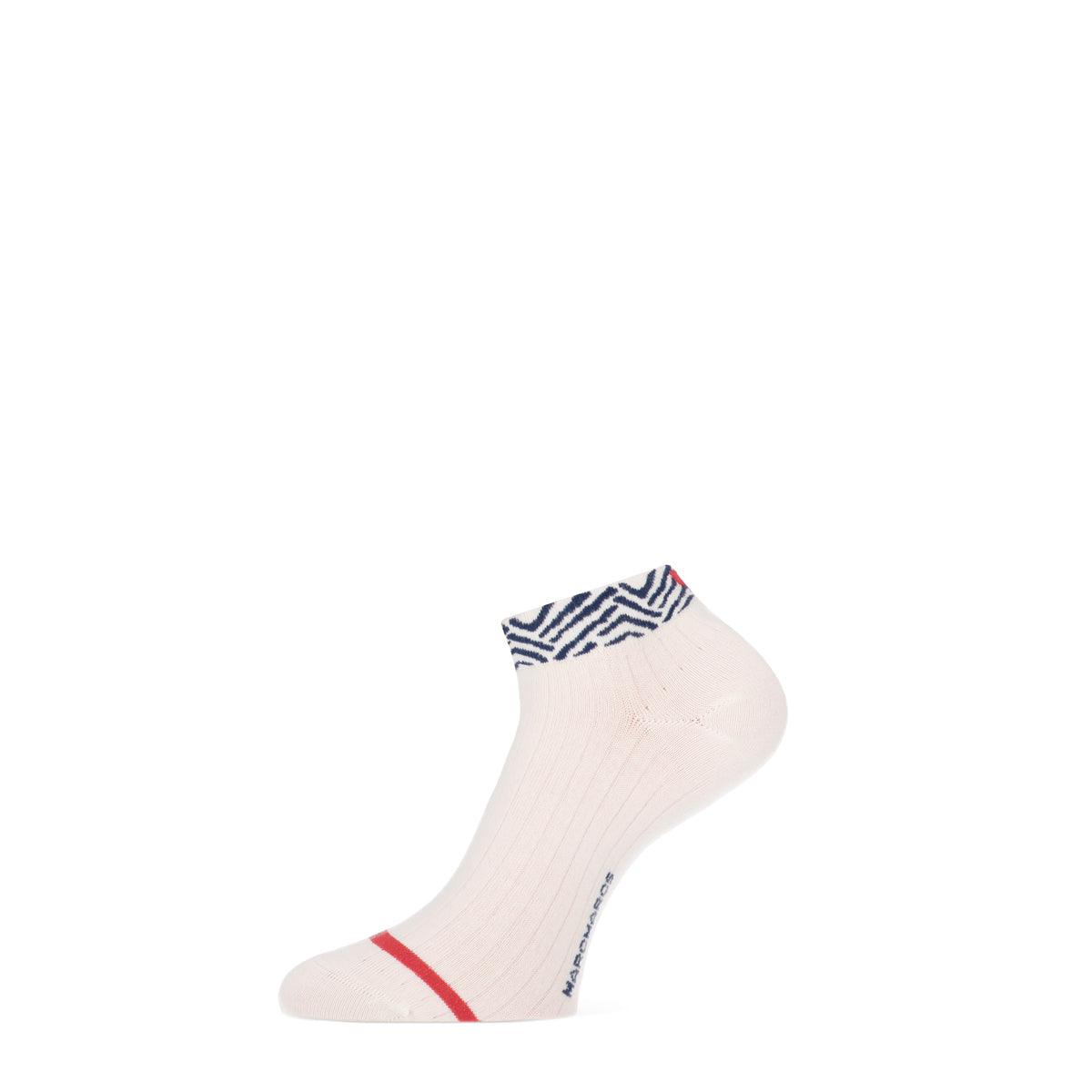MarcMarcsWomenSneakerSocksVicky1010320157001P2pOffWhiteDenimTRed__2