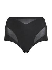 Sculpted Firm Mesh Thong  QF8165 UB1 zwart