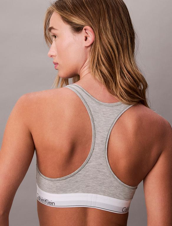 Unlined Bralette  QF8493 p7a Grey Heather