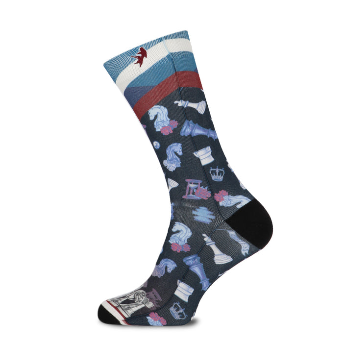 XPOOOS & AFNF Men Socks Chess 301011032 7000 Mix