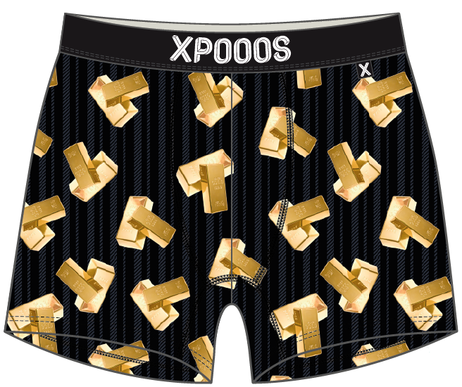 XPOOOS Goldbar men's boxer sho 66035 7000 ass