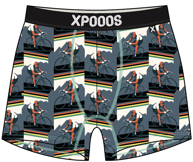 XPOOOS Le Tour men's boxer sho 66036 7000 ass