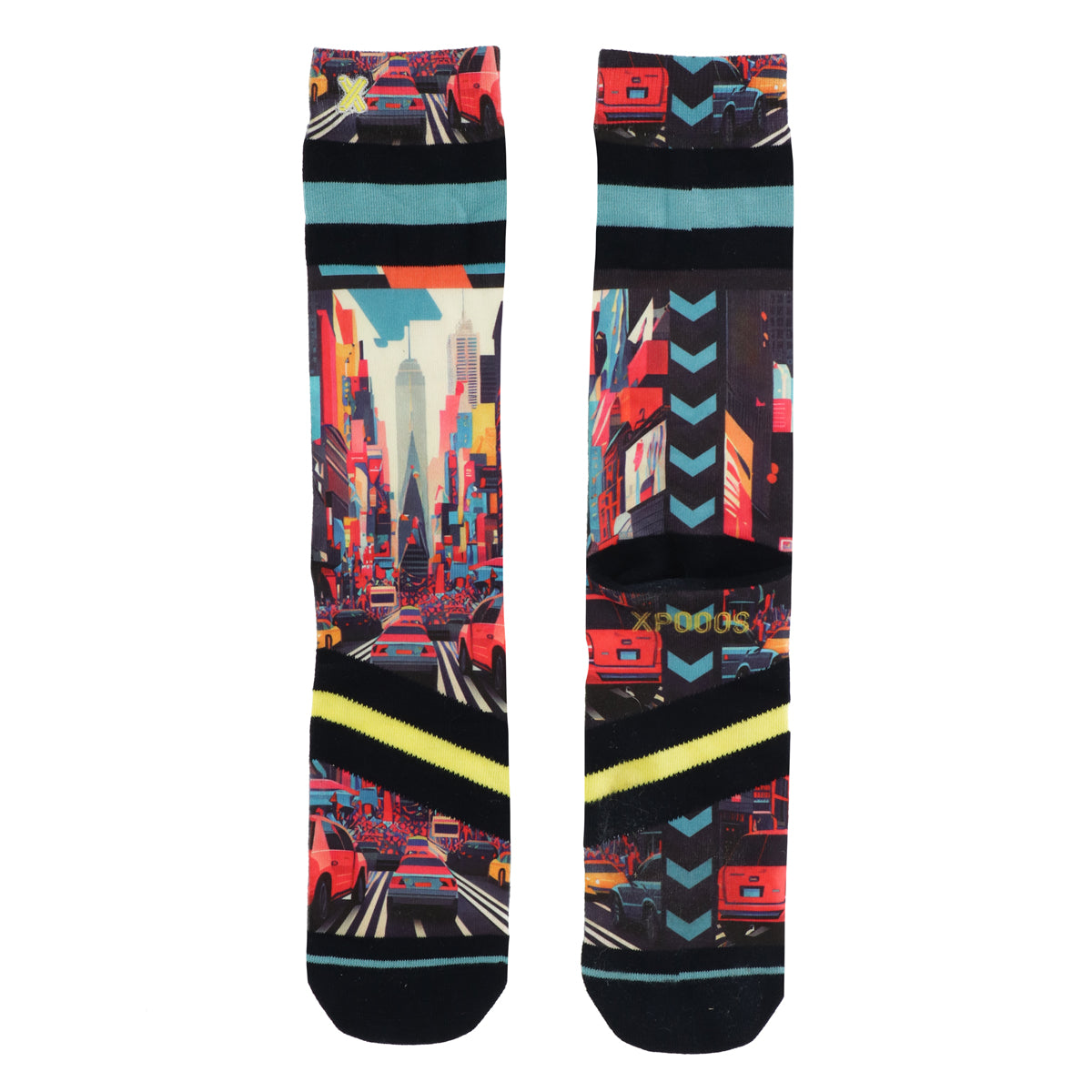 XPOOOS New York men's sock 60373 7000 ass