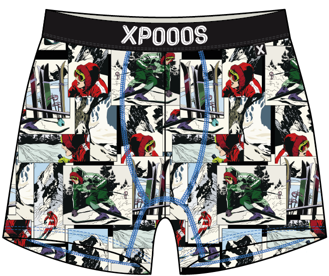 XPOOOS Off Piste men's boxer s 66037 7000 ass