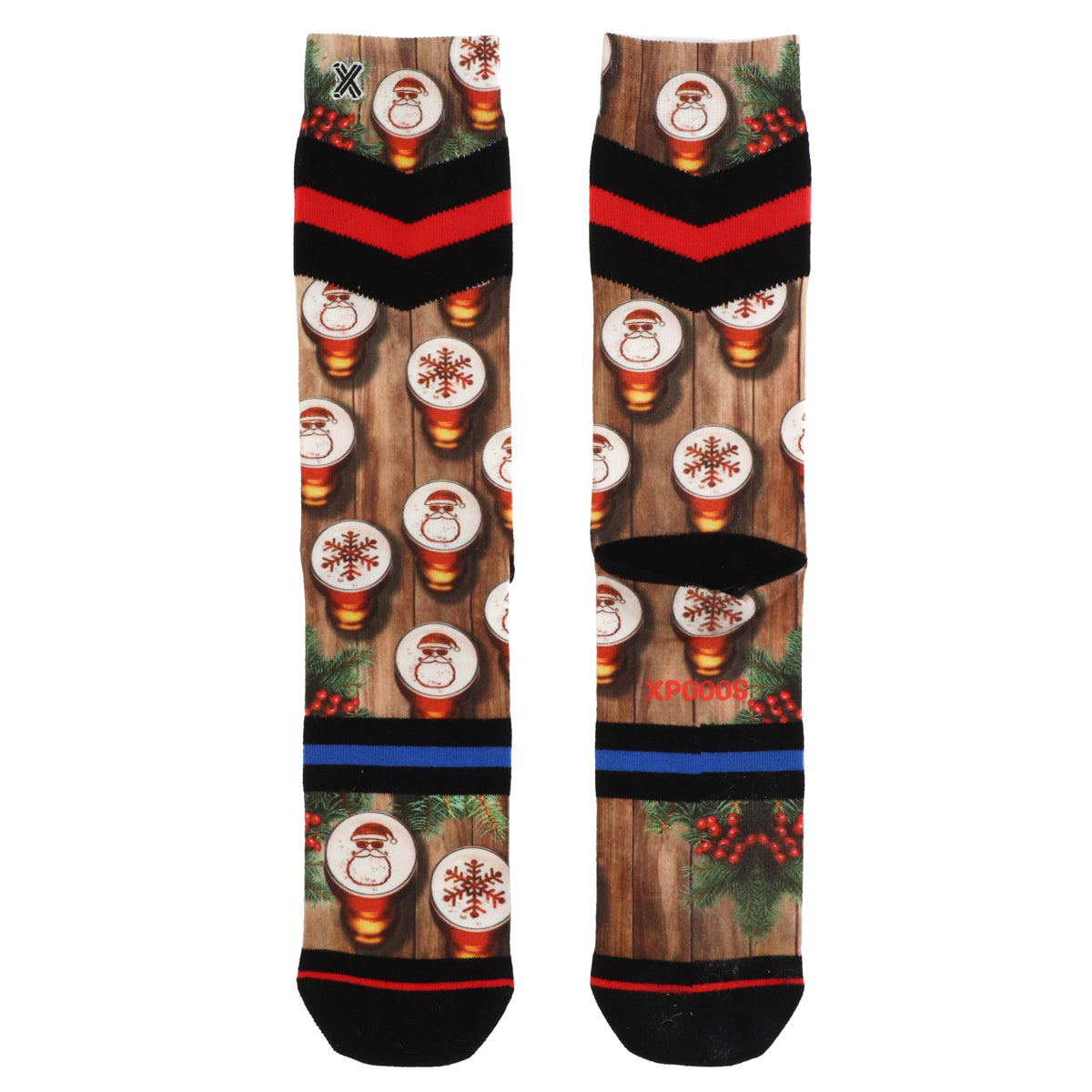 XPOOOS Xmas Foam men's sock 60381 7000 ass