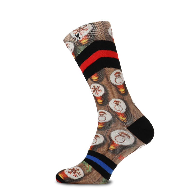 XPOOOS Xmas Foam men's sock 60381 7000 ass