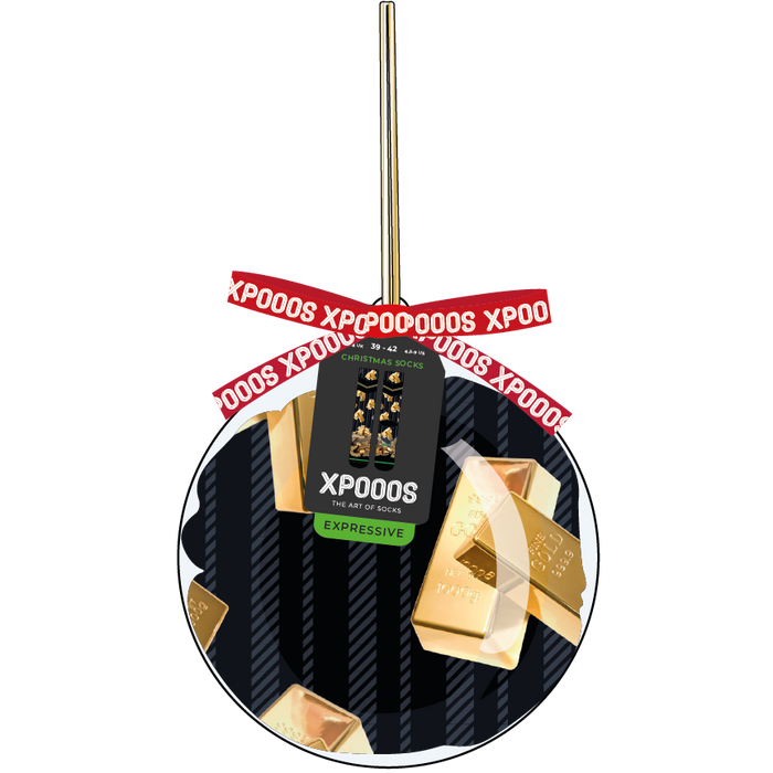 XPOOOS Xmas Goldbar bauble men 60382 7000 ass