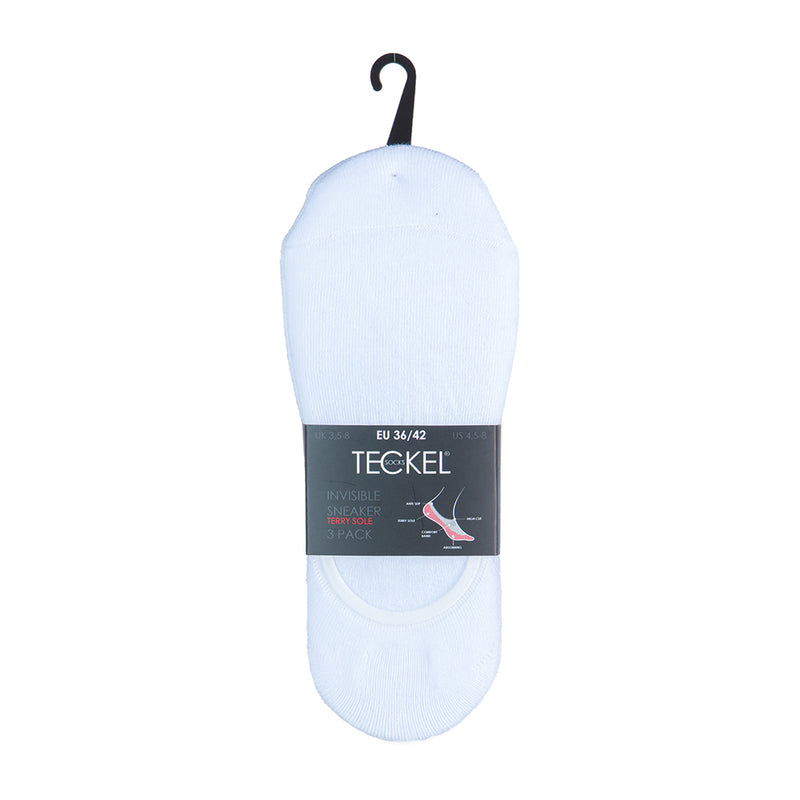 Kousenvoetje invisible terry z 51700 1000P 3p 3x White